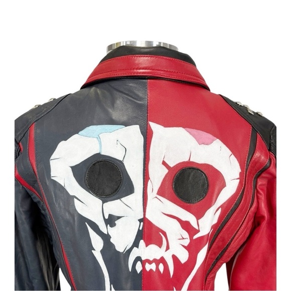 America Jackets Harley Quinn Suicide Squad Leather Jacket Size Large - Picture 5 of 12